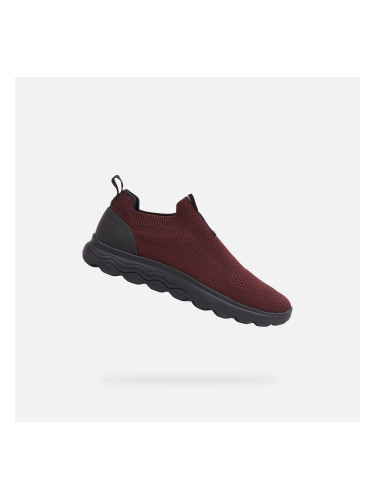 Men's Burgundy Sneakers Geox Spherica - Mens