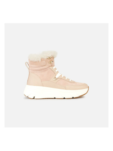 Pink women's sneakers Geox Diamanta - Women's