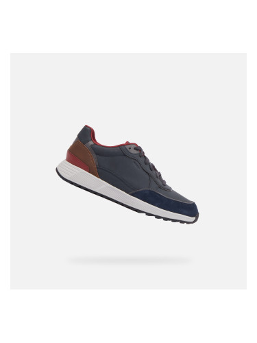 Dark blue men's sneakers Geox Molveno - Men's