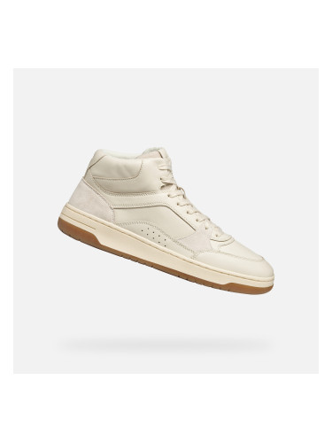 Cream men's sneakers Geox Sedral Court - Men's