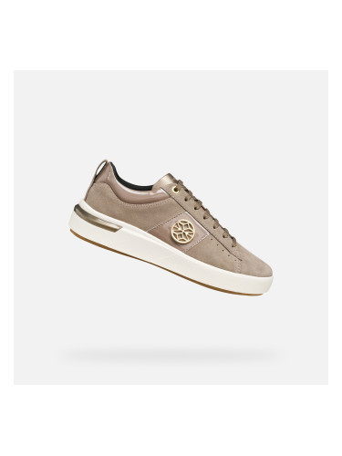 Beige women's sneakers Geox Dalyla - Women's