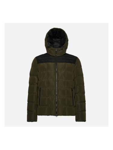 Dark green men's jacket Geox Magnete Hoojkt - Men