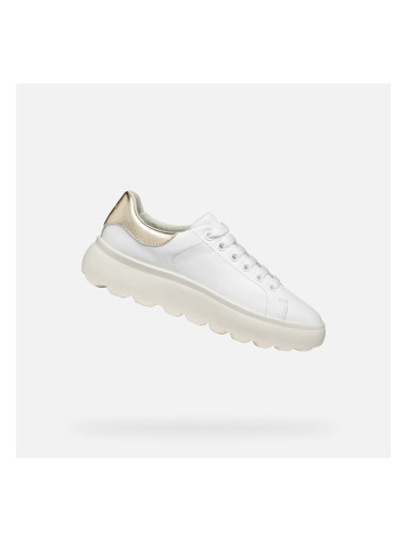 White women's sneakers Geox Spherica EC4.1 - Women's