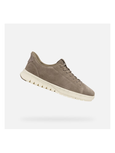 Beige men's sneakers Geox Flextride Plus - Men's
