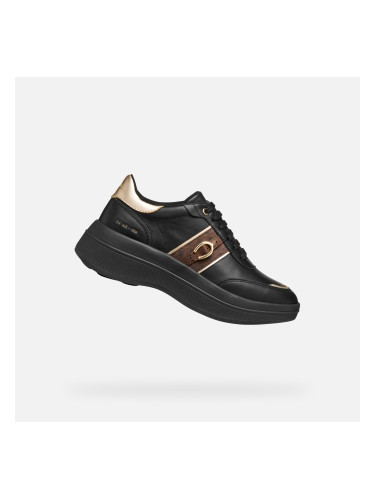 Black women's sneakers Geox Spherica ECUB-3 - Women's