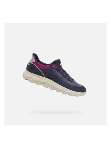 Dark blue women's sneakers Geox Spherica Plus Fast in - Women's