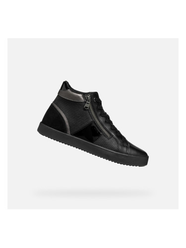 Black women's sneakers Geox Blomiee - Women's
