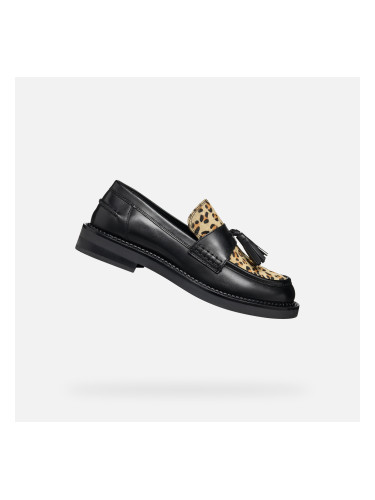 Black women's moccasins Geox Serilda - Women's