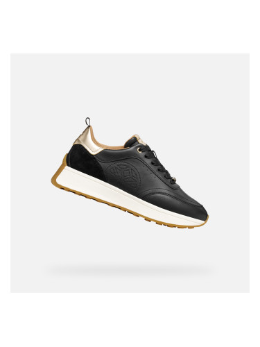 Black women's sneakers Geox Amabel - Women's