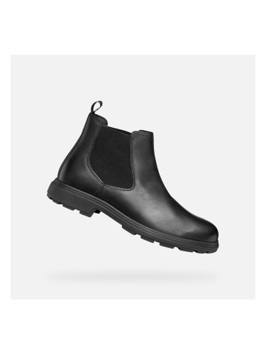 Black men's ankle boots Geox Meiern - Men
