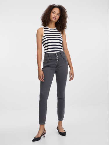 Dark grey women's skinny fit jeans ORSAY - Women's
