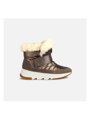 Brown women's ankle boots Geox Falena B ABX - Women's