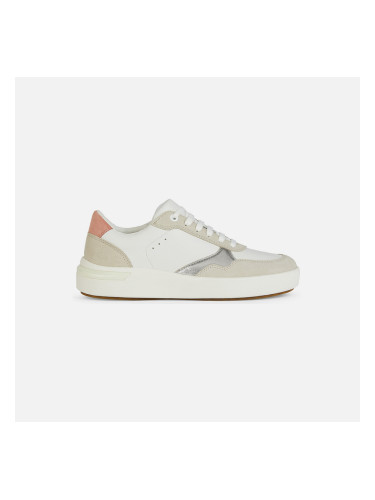 White women's sneakers Geox Dalyla A - Women's