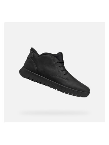 Black Men's Ankle Boots Geox Flextride Plus - Men