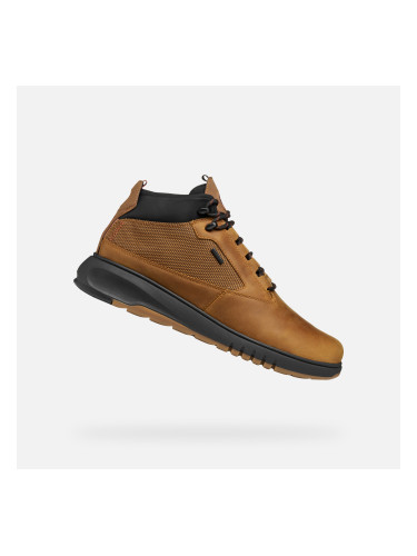 Light Brown Men's Ankle Boots Geox Aerantis 4X4 ABX - Men's