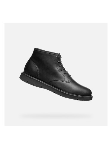 Black men's ankle boots Geox Pove - Men's