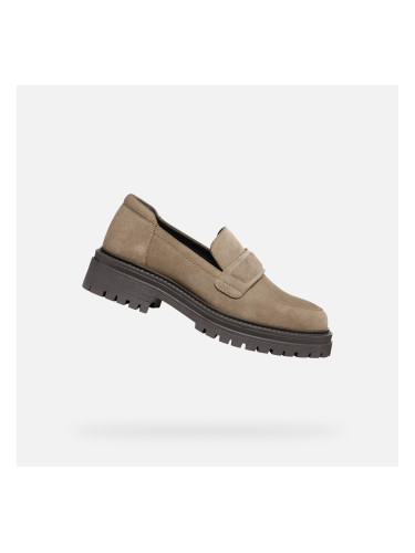 Beige women's moccasins Geox Iridea - Women's