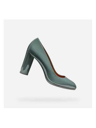 Light green women's pumps Geox Walk Pleasure 90 - Women's