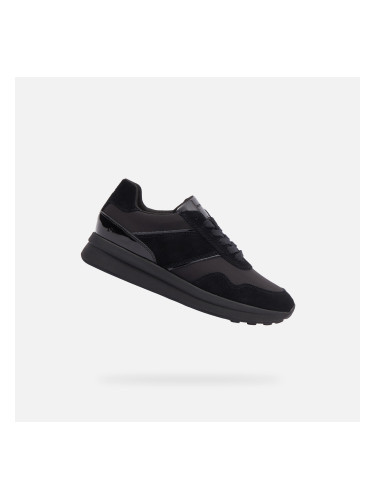 Black women's sneakers Geox Runntix - Women's