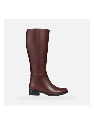 Brown women's boots Geox Felicity - Women's