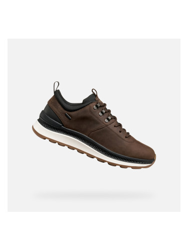 Dark brown men's sneakers Geox Spherica Actif X2 - Men's