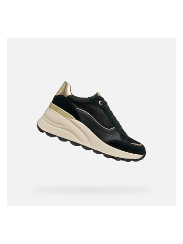 Black women's sneakers Geox Spherica EC13 - Women's