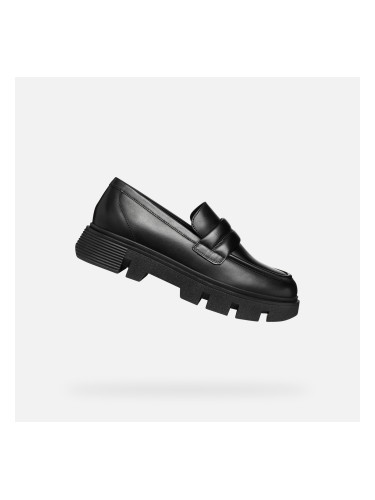 Black women's moccasins Geox Vilde - Women's