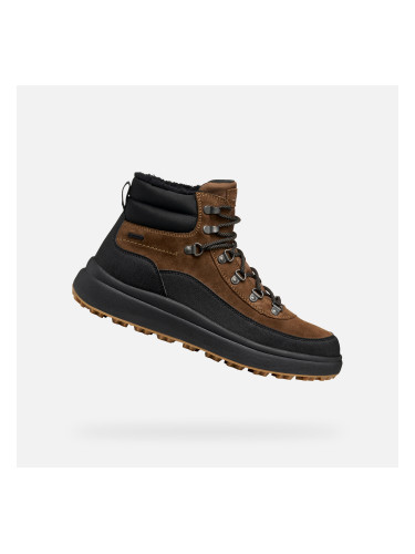 Dark Brown Men's Ankle Boots Geox Granito + Grip B A - Men