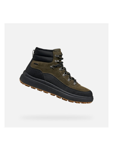 Khaki men's ankle boots Geox Granito + Grip B A - Men's