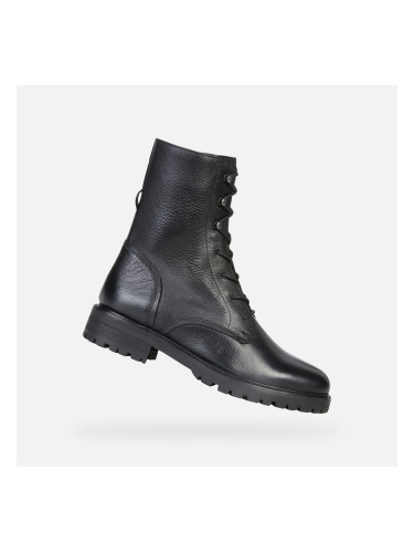 Black women's ankle boots Geox Hoara - Women's