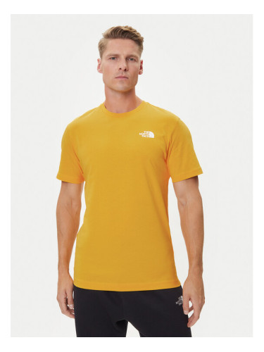 The North Face Тишърт Redbox NF0A87NP Жълт Regular Fit