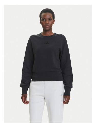 adidas Суитшърт ALL SZN French Terry JJ1259 Черен Regular Fit