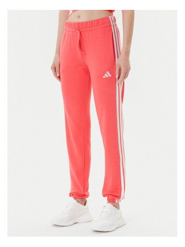 adidas Долнище анцуг Essentials 3-Stripes KE4387 Коралов Regular Fit