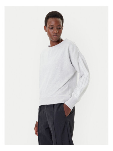adidas Суитшърт Seasonal Essentials 3-Stripes JM1901 Сив Regular Fit