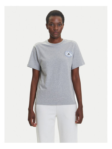 adidas Тишърт Farmers Market Graphic KB2486 Сив Regular Fit