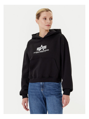 Alpha Industries Суитшърт Basic 258040 Черен Regular Fit