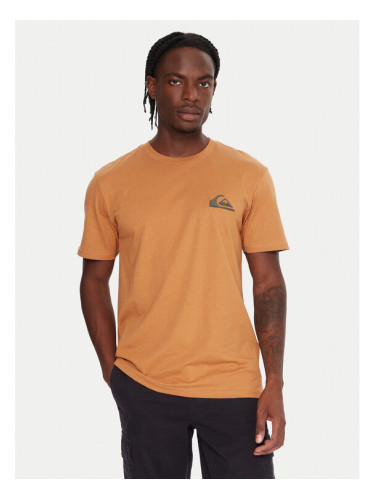Quiksilver Тишърт Ev Mini Logo Ss EQYZT08181 Оранжев Regular Fit