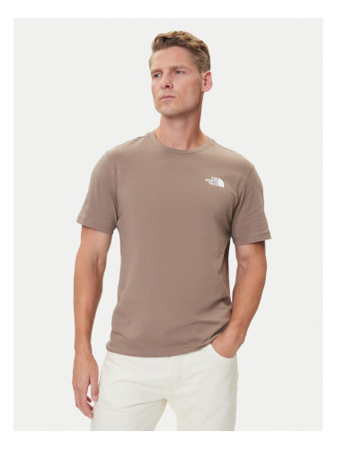The North Face Тишърт Redbox NF0A87NP Бежов Regular Fit
