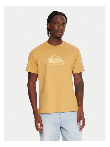 Quiksilver Тишърт Ev Comp Logo EQYZT08182 Жълт Regular Fit