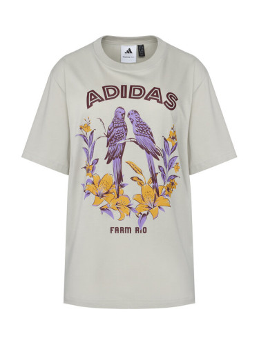 adidas Тишърт FARM Graphic JV8610 Сив