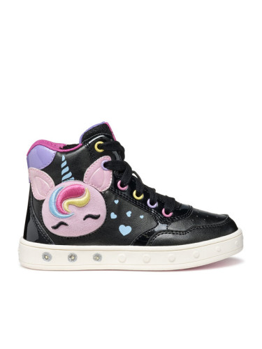 Geox Сникърси J Skylin J568WD 0NFKN C9240 D Черен