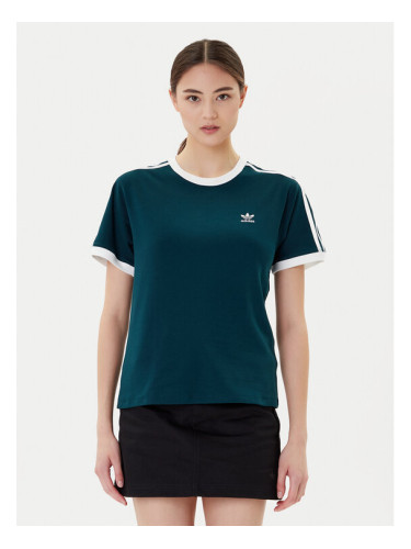 adidas Тишърт 3-Stripes JY4855 Зелен Regular Fit