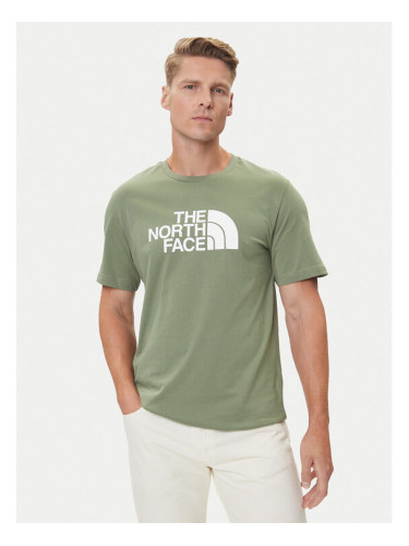The North Face Тишърт Easy NF0A8A6C Зелен Regular Fit