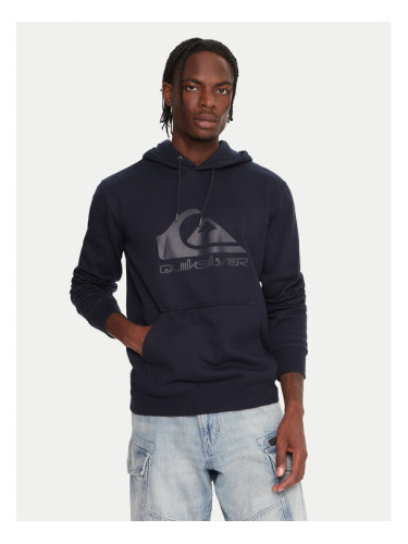 Quiksilver Суитшърт Comp Logo EQYFT05053 Тъмносин Regular Fit