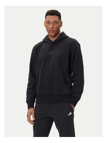 adidas Суитшърт ALL SZN Fleece IX1253 Черен Loose Fit