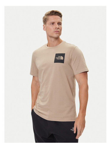 The North Face Тишърт Fine NF0A8A6M Бежов Regular Fit