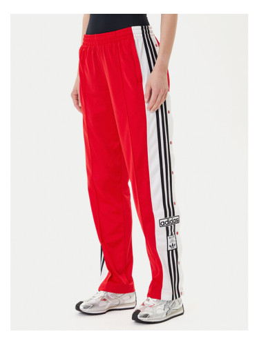 adidas Долнище анцуг Adibreak JY1354 Червен Loose Fit