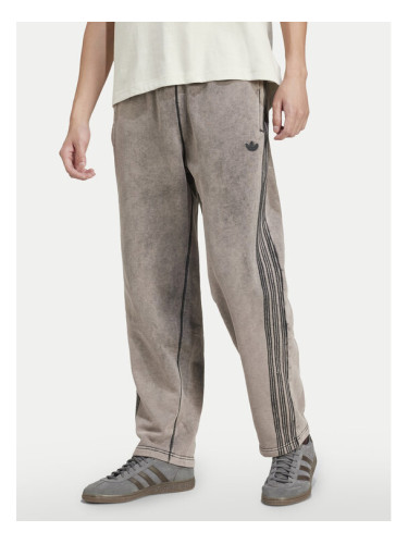 adidas Долнище анцуг Premium Essentials Retro JD0217 Сив Loose Fit