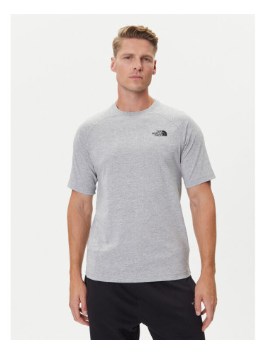 The North Face Тишърт NF0A87NU Сив Regular Fit