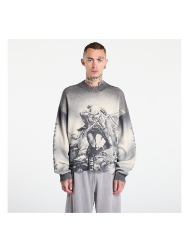 Пуловер REPRESENT x Iron Maiden Trooper Knit Sunfade Grey L
